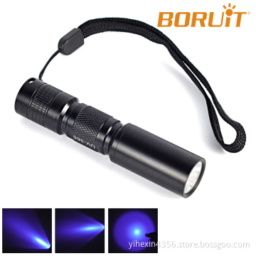 Manufacturer Customized LED Purple Light 365nm UV Flashlight